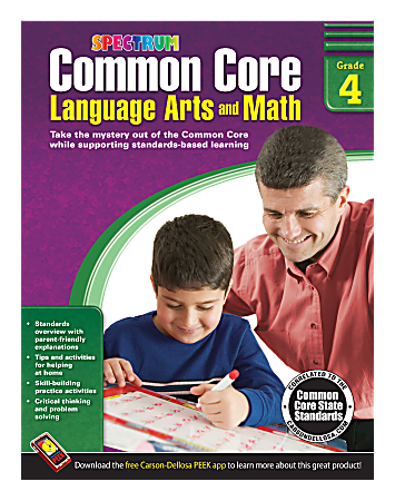Spectrum Common Core Language Arts And Math, Grade 4