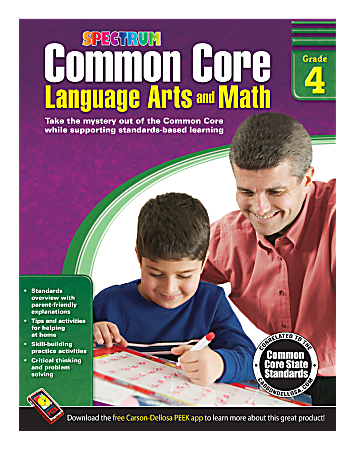Spectrum Common Core Language Arts And Math, Grade