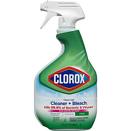 Clorox® Clean-Up® Cleaner And Bleach Spray, Original Scent, 32 Oz Bottle