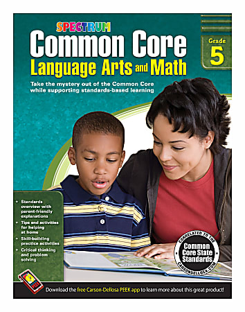 Spectrum Common Core Language Arts And Math, Grade 5