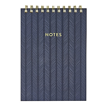Eccolo Steno Pad, 6" x 8", 120 Sheets, Herringbone