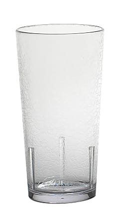 Cambro Del Mar Styrene Tumblers, 16 Oz, Clear, Pack Of 36 Tumblers