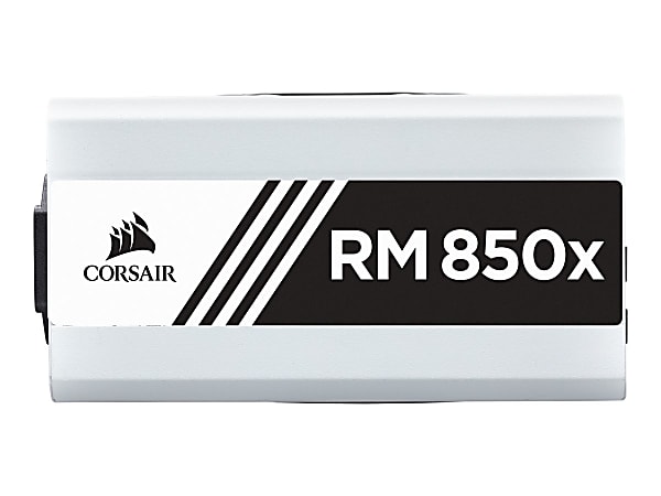 Corsair RMx White Series RM850x - 850 Watt 80 PLUS Gold Certified Fully Modular PSU - Internal - 120 V AC, 230 V AC Input - 12 V DC @ 70.8 A, 3.3 V DC @ 25 A, 5 V DC @ 25 A, 5 V DC @ 3 A, 12 V DC @ 800 mA Output - 850 W - 1 +12V Rails - 1 Fan(s)