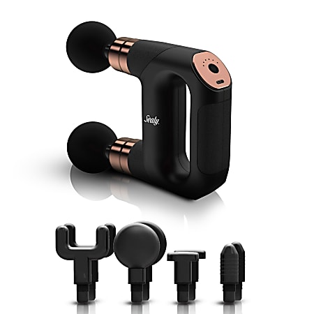 Sealy SL HW MA 109 BK Dual Head Percussion Massage Gun 12 H x 8 W x 2 D  Black - ODP Business Solutions