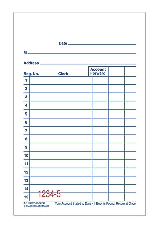 Adams® Carbonless 2-Part Sales Book, 3 3/10" x 5 3/5", Pack Of 10