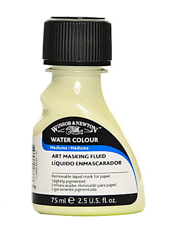 Winsor & Newton Art Masking Fluid, 75 mL, Pale Yellow, Pack Of 2