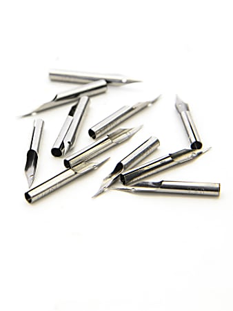 Speedball Hunt Artists' Hawk Quill Pen Nibs, No. 107, 12 Nibs Per Box, Pack Of 2 Boxes