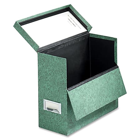 Globe Weis® Storage Case, 10 1/10" x 12 1/10" x 4 4/5", Marble Green