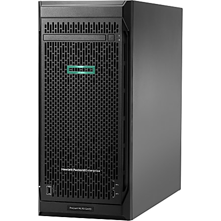 HPE ProLiant ML110 G10 4.5U Tower Server - 1 x Intel Xeon Bronze 3204 1.90 GHz - 16 GB RAM HDD SSD - Serial ATA/600 Controller - 1 Processor Support - 192 GB RAM Support - 16 MB Graphic Card - Gigabit Ethernet