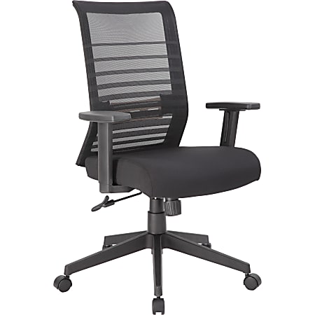 Lorell® Horizontal High-Back Mesh Task Chair, Black