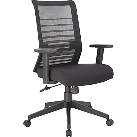 Lorell&reg; Horizontal High-Back Mesh Task Chair, Black