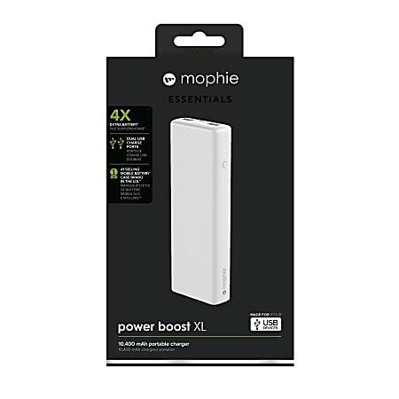 mophie Boost Powerbank XL 10 400 mAh White 4060