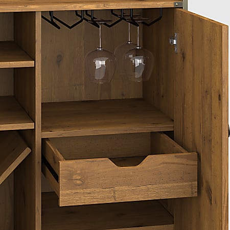 kathy ireland Home by Bush Furniture Ironworks Bar Cabinet with