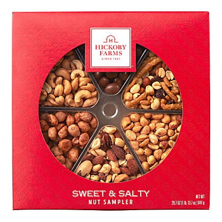 Hickory Farms - Sweet and Salty Nut Sampler - 1 item