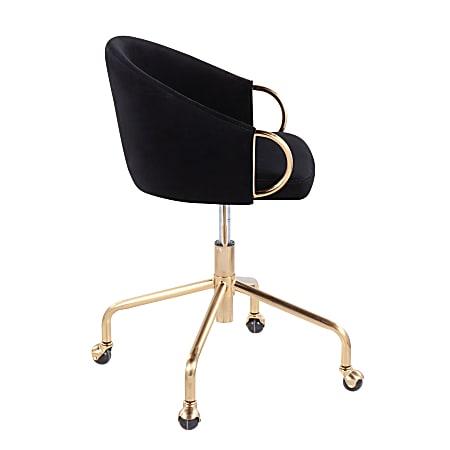 Black and gold task chair deals