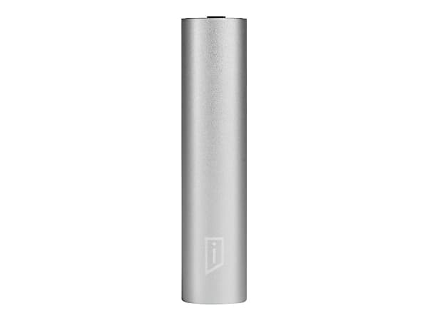 iStore Mini - Power bank - 2600 mAh - 1 A (USB) - on cable: Micro-USB - space gray