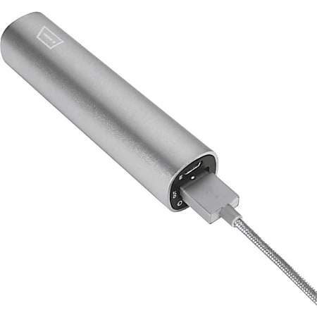 iStore Mini Power Bank  For USB Device, iPhone, iPad, iPod  2600 mAh  1 A  5 V DC Output  5 V DC Input  Space Gray