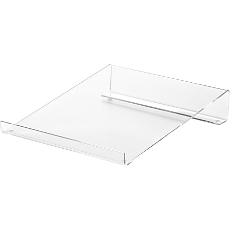 Business Source Large Acrylic Calculator Stand - 1 Each - Clear