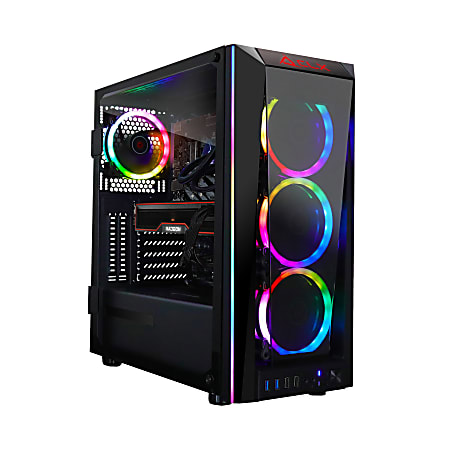 CLX SET TGMSETRXH0B61BM Liquid-Cooled Gaming Desktop PC, Intel® Core™ i9, 32GB Memory, 3TB Hard Drive/480GB Solid State Drive, Windows® 10 Home