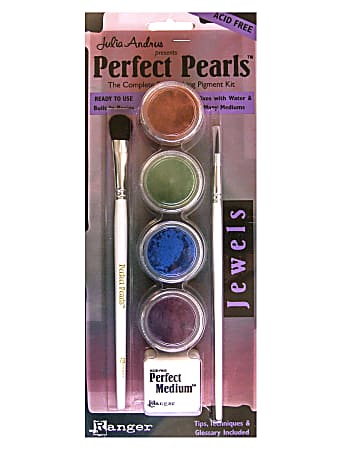 Ranger Perfect Pearls Complete Embellishing Pigment Kit, Jewels
