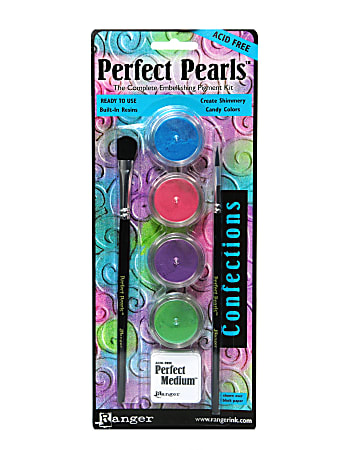 Ranger Perfect Pearls Complete Embellishing Pigment Kit, Confections