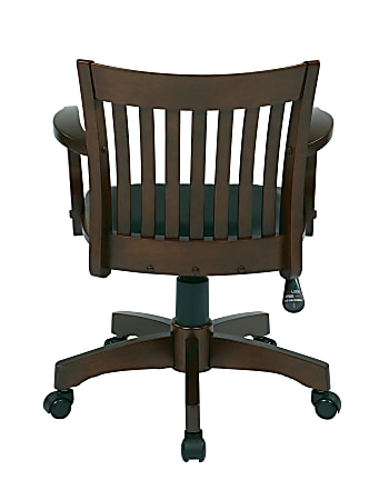 Wooden bankers sales desk chair