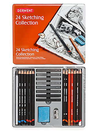 DaKos 24 pcs.Sketch Pencils Set, Pencils for Drawing, Drawing