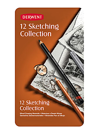 DERWENT Graphic Sketching 12-piece Pencil Set