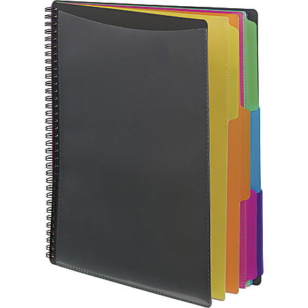 Smead® 1/3-Tab 12-Pocket Organizer Folder, Letter Size, Gray