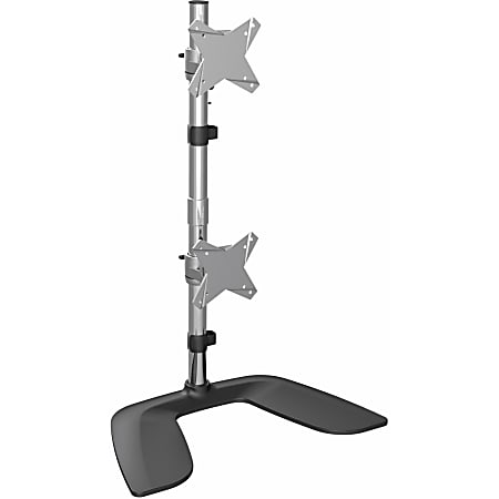 StarTech.com Vertical Dual Monitor Stand - For up to 27 VESA Monitors - Aluminum - Adjustable - Tilt - ARMDUOVS