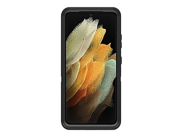 OtterBox Defender Rugged Carrying Case Holster For Samsung Galaxy S21 Ultra 5G Smartphone, Black