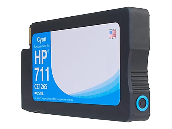 Clover Imaging Group™ Remanufactured Cyan Ink Cartridge Replacement For HP 711, CZ130A