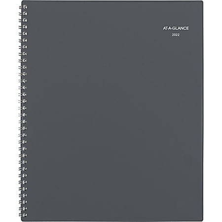 AT-A-GLANCE® DayMinder Weekly/Monthly Planner, 8-1/2" x 11", Gray, GC54507