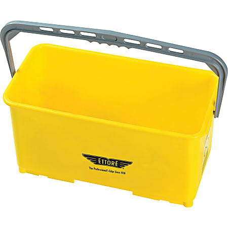 Ettore 6-gallon Super Bucket - 6 gal - Handle, Secure Grip - 10.5 Ettore 6-gallon Super Bucket - 6 gal - Handle, Secure Grip - 10.5