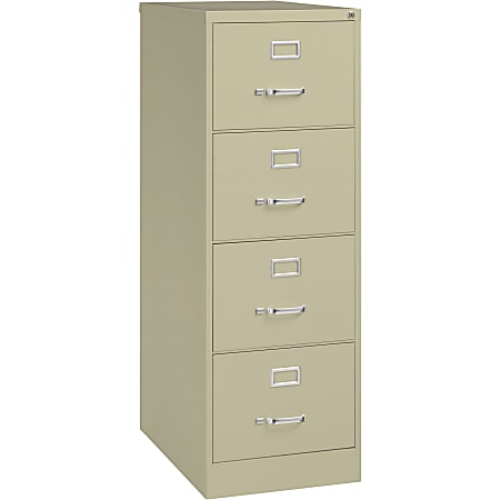 Lorell® Fortress 26-1/2"D Vertical 4-Drawer Legal-Size File