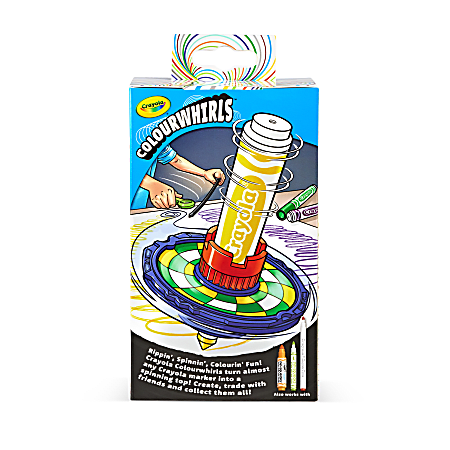 Crayola Colourwhirls Spin Art Toy 1 Pack - Office Depot