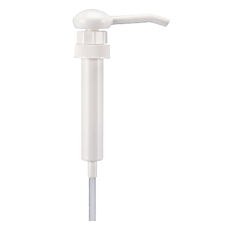 Boardwalk® Econo 1 Oz Dispensing Pump, 38 mm Cap, 10 3/4" Tube, For 1 Gal Bottles, White