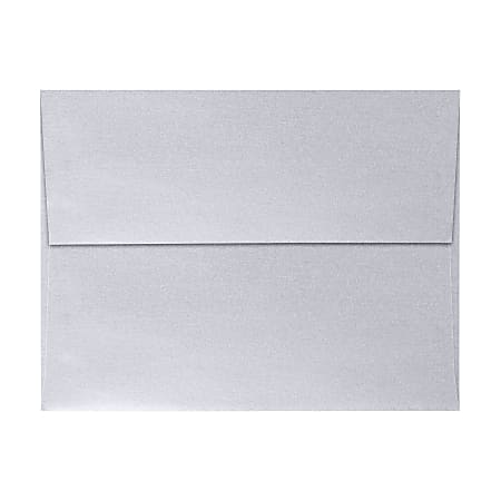 LUX Foil-Lined Invitation Envelopes A4, Peel & Press Closure, Silver/Black, Pack Of 250