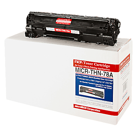 MicroMICR Remanufactured Black MICR Toner Cartridge Replacement For HP 78A, MICRTHN78A