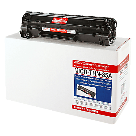 MicroMICR Remanufactured Black Toner Cartridge Replacement For HP 85A, CE285A, THN-85A