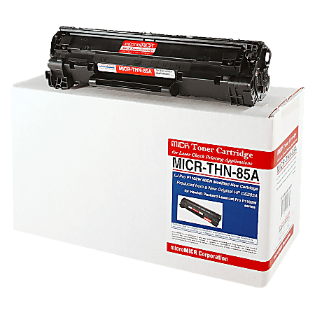 MicroMICR Remanufactured MICR Black Toner Cartridge Replacement For HP 85A, CE285A, THN-85A