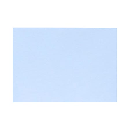 LUX Flat Cards, A2, 4 1/4" x 5 1/2", Baby Blue, Pack Of 50