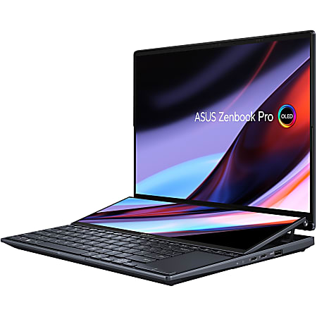 Asus® Zenbook Pro 14 Duo Laptop, 14.5" Touchscreen, Intel® Core™ i9, 32GB Memory, 32GB Memory, 1TB Solid State Drive, Tech Black, Windows® 11 Home