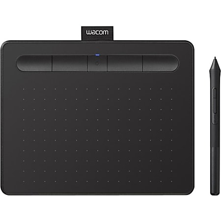 Wacom Intuos Pro Medium Graphics Tablet 8.82 x 5.83 5080 lpi Touchscreen  Multi touch Screen WiredWireless BluetoothWi Fi 8192 Pressure Level Pen PC  Mac Black - Office Depot