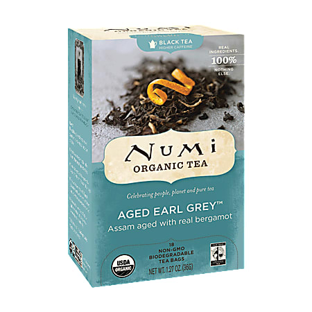 Numi® Organic Aged Earl Gray Black Tea, Box