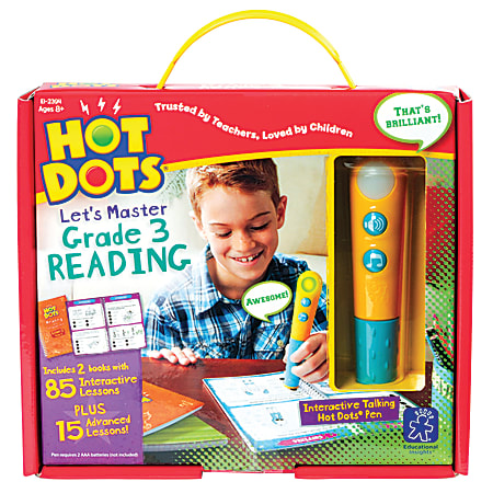 Educational Insights Hot Dots Let's Master Grade 3 Reading