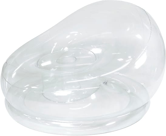 BloChair AirCandy Inflatable Chair, Clear