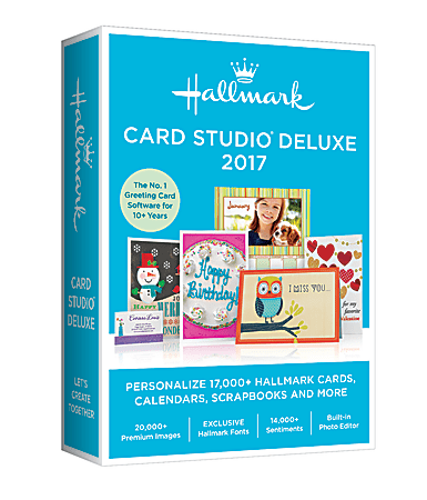Hallmark® Deluxe Card Studio 2017, Disc