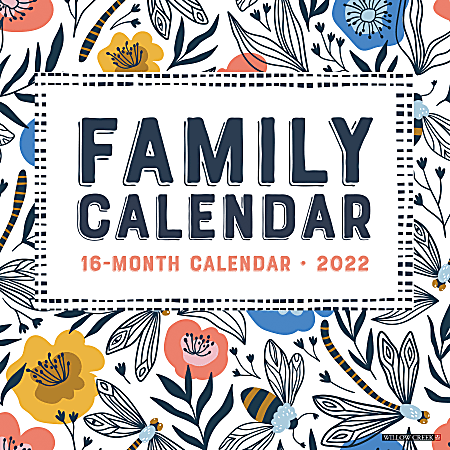 Willow Creek Press Hobbies Monthly Wall Calendar, 12" x 12", Family Planning, January To December 2022