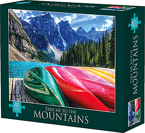 Willow Creek Press 500-Piece Puzzle, Take Me To Mountains